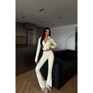 Conjunto Deportivo de Nylon para Hombre, Cómodo, con Detalle de Cremallera, para Gimnasio/Correr, Estampado con Efecto Ácido, 2 Piezas, MOQ 2 Piezas - Product Image 2