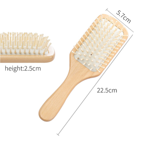 Brosse et peigne à cheveux en bambou naturel écologique, confortables pour un usage domestique, peigne anti-<span class=keywords><strong>poux</strong></span> et style tendance, type laser - Product Image 3