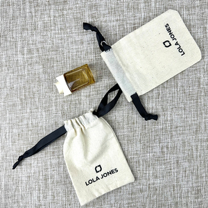 Sac à poussière personnalisé de haute qualité avec logo, en toile de coton durable, taille personnalisée, sac de shopping à cordon pour cadeaux et bijoux - Product Image 6