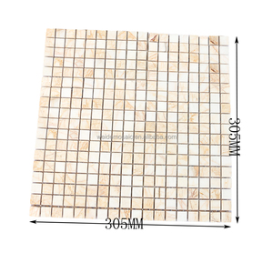Piastrella a Mosaico Quadrata in Marmo Beige Sahana Royal Cream 305x305mm, Pietra Naturale per Rivestimenti a Parete e Pavimento, Qualità Professionale, Vendita all'Ingrosso - Product Image 4