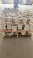 JIUWANG Remise incroyable Vaisselle personnalisée Stock d'usine Restauration Hôtel Assiette en céramique Vente en gros à la tonne