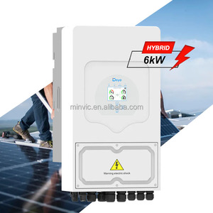 <span class=keywords><strong>Deye</strong></span> 6KW Kit Solar 10KWh Batería Longi Hi-Mo X10 640W 10 Piezas Panel Solar Certificado CE Hogar Residencial Sistema Solar Híbrido - Product Image 2