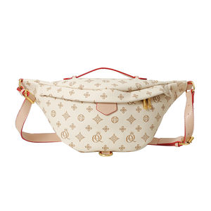 Bolso de Hombro de Alta Calidad para Mujer, Material PU, Diseño Geométrico, Cierre de Cremallera y Detalles de Remaches Antirrobo y portátil para uso diario. - Product Image 5