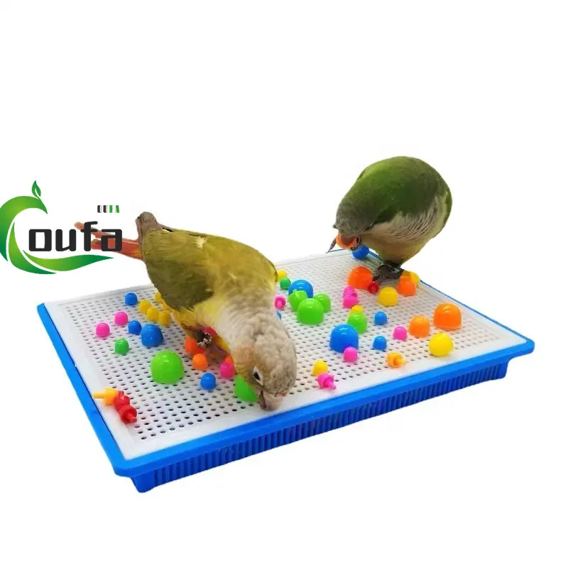 Training Bird Peony Little Sun Monk Xuanfeng Biting Puzzle Pet Supplies Anti Depression Hair Biting Parrot Toy