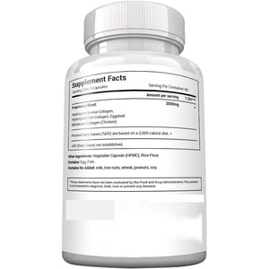 OEM Multi COLLAGÈNE 5 Types de Protéines Hydrolysées d'Origine Alimentaire 180 Capsules Complément Alimentaire <span class=keywords><strong>pour</strong></span> la Peau, <span class=keywords><strong>les</strong></span> Cheveux, <span class=keywords><strong>les</strong></span> <span class=keywords><strong>Os</strong></span> et la Santé des Articulations - Product Image 2