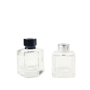Bouteilles diffuseurs de parfum en verre dépoli mat décoratives pour la maison, vente en gros - Product Image 2