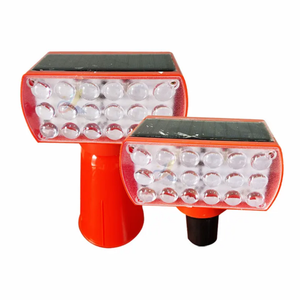Năng lượng mặt trời <span class=keywords><strong>Powered</strong></span> LED cảnh báo khẩn cấp <span class=keywords><strong>Cone</strong></span> đèn nhấp nháy đèn hiệu đèn - Product Image 1