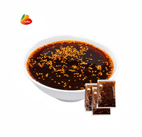 Assaisonnement de nouilles instantanées, huile de piment d'usine en gros, Sauce de piment en vrac