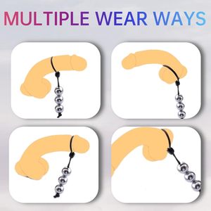 Gewichts-Penisstrecker, verstellbares <span class=keywords><strong>Penis</strong></span>-Trainingsgerät aus Metall, <span class=keywords><strong>Penis</strong></span>- und Hoden-Sexspielzeug, Penisverlängerung für Männer - Product Image 4