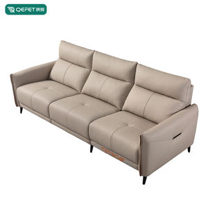 शीर्ष अनाज चमड़े में आधुनिक इलेक्ट्रिक रिक्लेयर लोवेज़ट में आधुनिक इलेक्ट्रिक रिक्लेयर लोवेज़ट 3 सीट सोफे यूरोपीय शैली लिविंग रूम सोफा सेट - Product Image 2