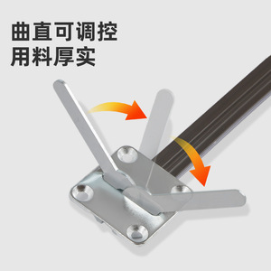<b>Wardrobe</b> Door Straightener Zinc Alloy Iron Plastic Non Detachable Door Mount YG065 Light Gray Modern Simple <b>Hardware</b> Accessory - Product Image 1