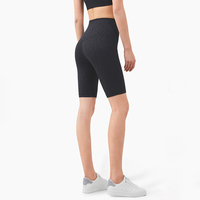 Leggings de yoga et de fitness pour femmes, taille haute, en tissu Align, nylon et élasthanne, shorts de cyclisme, couleurs unies