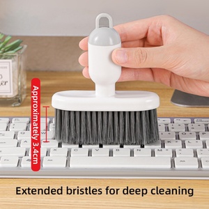 Multifunction Window Groove Cleaning Brush Keyboard Cleaner Home Gadgets Cleaning Tools Bedroom Supply Item Office <b>Accessories</b> - Product Image 3