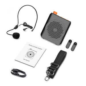 Amplificateur vocal Microphone sans fil Portable Mini taille amplificateur vocal haut-parleur pour salle de classe des enseignants - Product Image 6