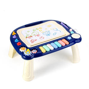 Dowellin Lernspiel zeug Baby Aktivität tisch Lernt isch Musikspiel zeug mit Klavier zeichnung Lern brett Spielzeug für Kinder - Product Image 5