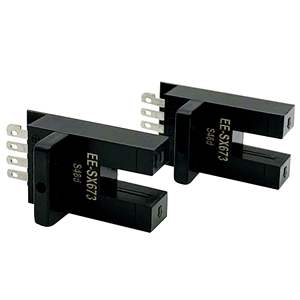 สวิตช์โฟโตอิเล็กทริคแบบร่องรูปตัวยู EE-SX673NPN เซ็นเซอร์จำกัดเอาต์พุต เซ็นเซอร์แสงแบบกันน้ำ - Product Image 1