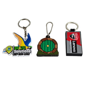 Customised Oem <b>Custom</b> No Minimum logo Rubber 3d Soft Pvc Keychain Rubber <b>Key</b> <b>Ring</b> - Product Image 2