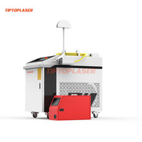 Machine de soudage laser à fibre portative 4-en-1 1000W 1500W pour le nettoyage de la rouille, de la peinture et des saletés sur le métal