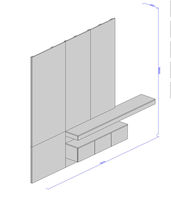 Mueble de TV Flotante Moderno y Lujoso con Luz LED y Tablero de Partículas CARB P2, Mueble de Entretenimiento para Sala de Estar
