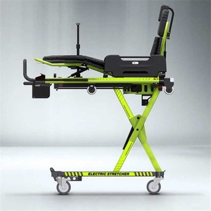 Civière d'<span class=keywords><strong>ambulance</strong></span> à moteur électrique en alliage d'aluminium, civière d'<span class=keywords><strong>ambulance</strong></span> de transfert assistée automatique pliante - Product Image 4