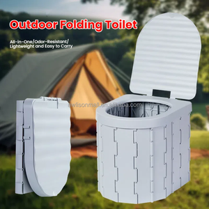 Haute qualité adulte mobile en plein air vente chaude <span class=keywords><strong>Camping</strong></span> Portable voyage voiture toilette en plastique pliant <span class=keywords><strong>Camping</strong></span> toilette - Product Image 4