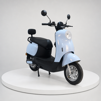 Scooter électrique certifié EEC BICYSTAR 1200W 1500W 2000W pour l'Europe, batterie au plomb-acide, moto électrique classique pour adultes
