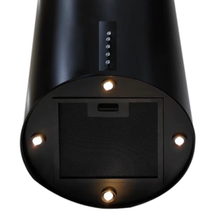 <span class=keywords><strong>Hotte</strong></span> de cuisine Island Range Villa, cuisine ouverte commerciale, acier inoxydable noir, aspiration <span class=keywords><strong>cylindrique</strong></span> supérieure, ventilation silencieuse, 220 110 V - Product Image 2