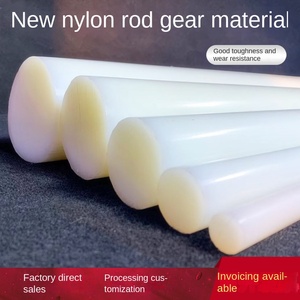 Nhà máy trực tiếp kỹ thuật Nhựa rắn vòng bánh Vật liệu giá bán buôn pa6 Nylon Rod - Product Image 2