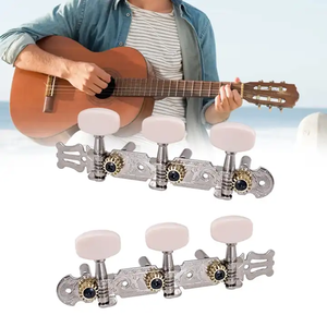Cổ điển đàn guitar chuỗi điều chỉnh chốt thiết lập cho hai mảnh Tuner máy đầu điều chỉnh PEG Chrome mạ máy đầu điều chỉnh KEY điều chỉnh - Product Image 2