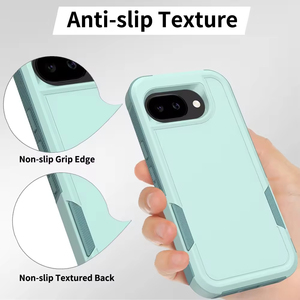 Coque de téléphone Samsung Armor en TPU PC antichoc, couleur unie verte, pour téléphones mobiles - Product Image 4