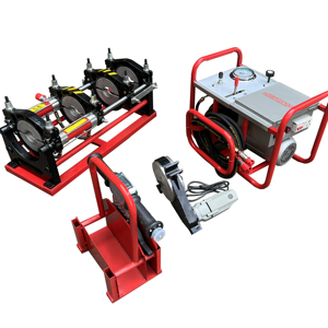 เครื่องเชื่อมท่อพลาสติก HDPE แบบไฮดรอลิก ขนาด 40-160 มม. รุ่นใหม่ 220V - Product Image 1