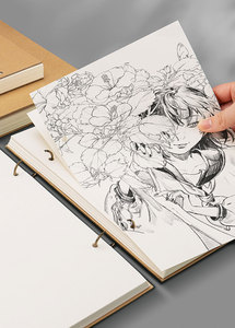 Carnet de croquis détachable multi-tailles GF, 4K 8K A4 A5 24K 32K, bloc de <span class=keywords><strong>dessin</strong></span> pour aquarelle et marqueurs, carnet de peinture pour enfants - Product Image 5