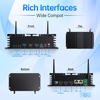 Caja de IA para Aplicaciones Industriales EDGE RK3588, Potente Capacidad de Computación de IA en el Borde, hasta 6 TOPS, 16 GB, 128 GB, Compatible con Android 12 y Sistema Operativo Linux