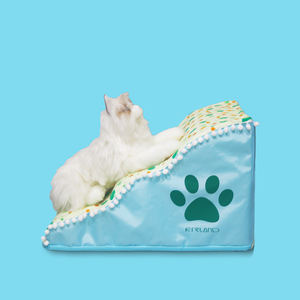 Escaliers de luxe pour chiens anti-pente Échelle de rampe en <span class=keywords><strong>mousse</strong></span> souple en polyester imperméable pour animaux de compagnie Échelle de pente d'escalade facile pour l'extérieur pour les chats - Product Image 1