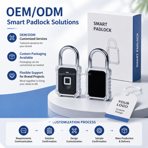 Cadenas biométrique étanche IP67 Sinon Factory pour accès intelligent, idéal pour entrepôt, porte, valise de voyage, rechargeable - Product Image 4