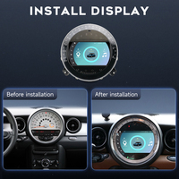 Autoradio Multimédia Écran IPS Android 14 de 7 Pouces avec GPS et Caméra 360 pour Mini Cooper R56 2007 2008 2009 2010