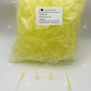 Khả năng tương thích cao nhựa Pipette lời khuyên trong 10ul 200ul 1000ul Kích cỡ màu vàng và màu xanh với vô sinh đảm bảo - Product Image 1