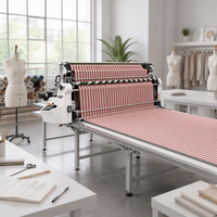 Machine automatique de découpe de tissu Blue Lotus 220V neuve avec moteur pour la production en série de tissus tricotés et de T-shirts en usine