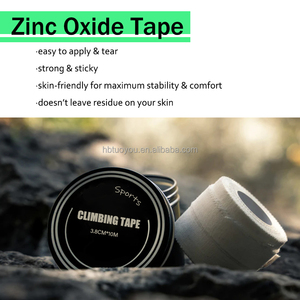 Fabricado en China, cinta de protección para dedos de óxido de Zinc de algodón Atlético deportivo personalizado, proveedor de cinta de escalada en roca - Product Image 4