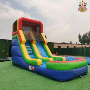 NOVA - Tobogán Acuático Inflable para Exteriores con <span class=keywords><strong>Piscina</strong></span> para Niños, Calidad Comercial - Product Image 1
