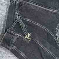 Ensemble de vêtements sur mesure pour hommes, veste et pantalon en jean surdimensionnés imprimés respirants, style hip-hop