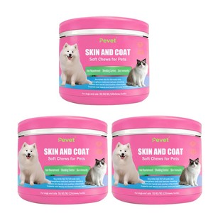 Compléments Nutritionnels à Croquer <span class=keywords><strong>pour</strong></span> Animaux : Soin Anti-Chute <span class=keywords><strong>de</strong></span> <span class=keywords><strong>Poil</strong></span>, Beauté et Santé <span class=keywords><strong>de</strong></span> la Peau et du Pelage – Friandises Tendres <span class=keywords><strong>pour</strong></span> Animaux - Product Image 1