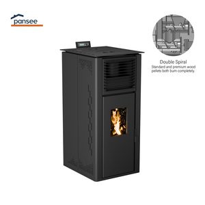 PANSEE moderno inserto stufe <span class=keywords><strong>a</strong></span> <span class=keywords><strong>Pellet</strong></span> telecomando camino senza fumo per soggiorno interno uso materiale in acciaio per alberghi - Product Image 2