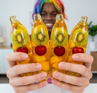 Mainan Pereda Stres Pisang Junqi, Mainan Gel Lunak untuk Relaksasi di Meja, Permainan Sensorik, dan Ide Hadiah Unik