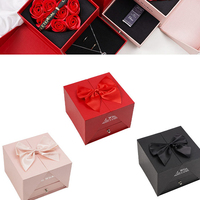 Cadeau Fête des Mères Idées Cadeaux Saint-Valentin 2025 Boîte à Bijoux Cœur Boîte à Bijoux Luxe