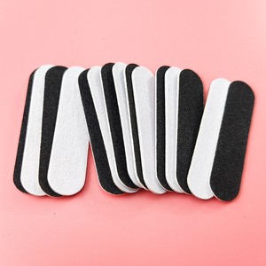 Lima de Uñas Desechable Promocional de Fábrica, Doble Cara, Negra y Blanca, Mini Lima de Madera, 48 mm <span class=keywords><strong>x</strong></span> 12 mm <span class=keywords><strong>x</strong></span> 1,35 mm, para Uñas de Hotel - Product Image 5