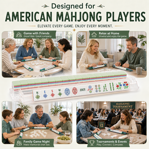 DSP Vietnam Factory Modern Multi-Color Acrylic American Mahjong Magnetic Racks Pushers for 4-Players Family <b>Entertainment</b> - Product Image 2
