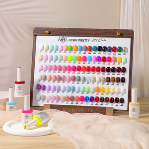 BORN PRETTY - Carta de Colores de Esmalte de <span class=keywords><strong>Uñas</strong></span> en Gel UV, 6/12/42 Colores, Tarjetas de Colores Profesionales para Salón - Product Image 1