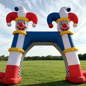 Arco Inflable Publicitario con Logotipo Personalizado, Arco de Payaso de <span class=keywords><strong>Circo</strong></span> <span class=keywords><strong>para</strong></span> Decoración de Festivales - Product Image 1