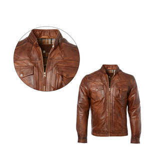Service OEM : Vestes en cuir pour hommes, vêtements de mode outdoor, fabriquées avec les meilleurs matériaux, idéales pour l'hiver. - Product Image 5